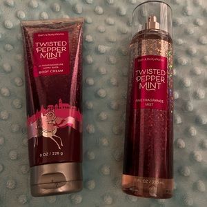 ~SOLD~Bath & Body Works twisted peppermint bundle